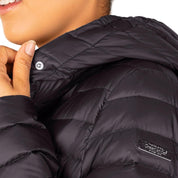 Chamarra Larga de Pluma Capitonada Con Bolsa para Empacar Greenlander Mujer - Greenlander