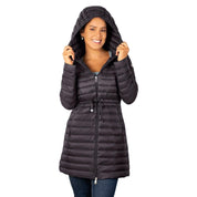 Chamarra Larga de Pluma Capitonada Con Bolsa para Empacar Greenlander Mujer - Greenlander