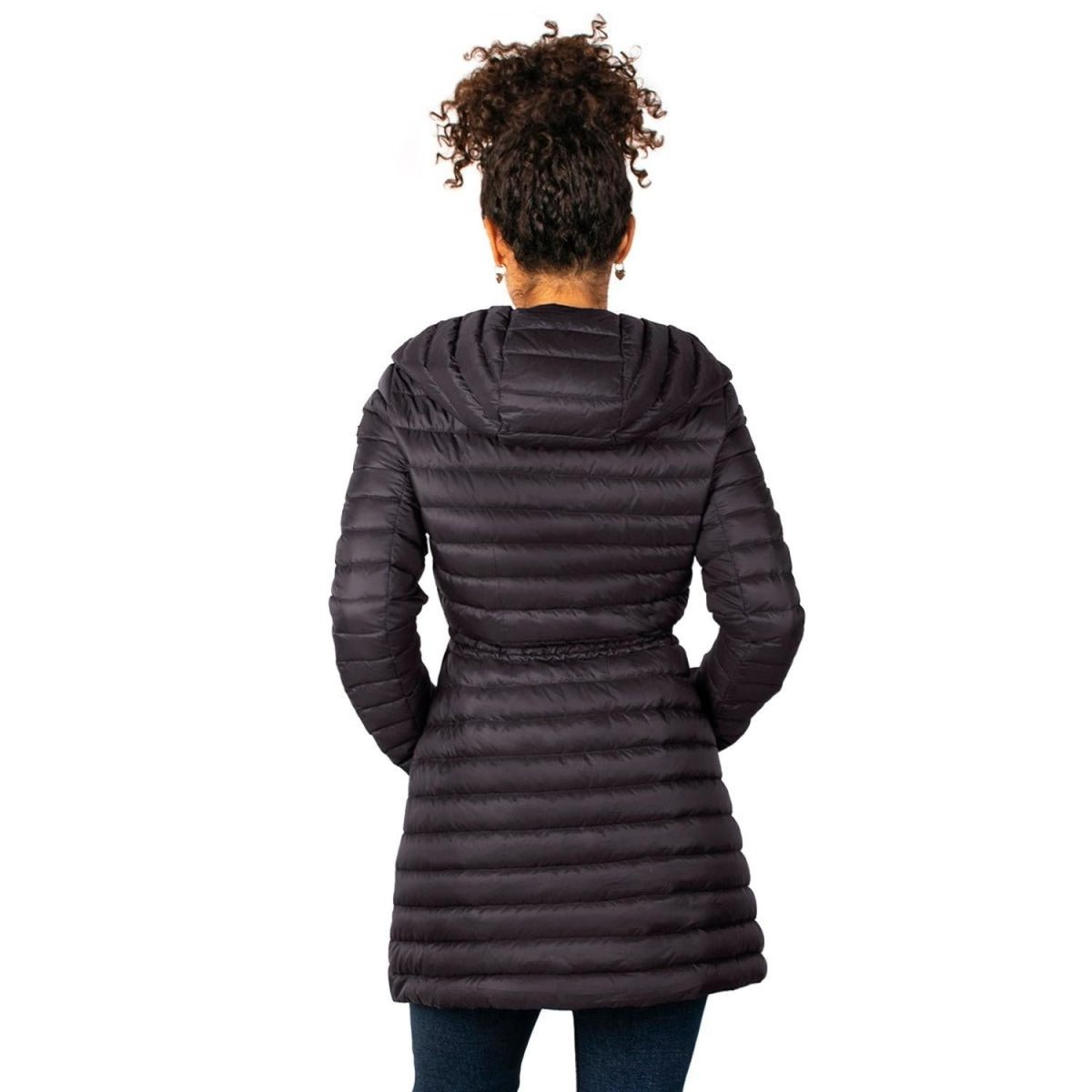 Chamarra Larga de Pluma Capitonada Con Bolsa para Empacar Greenlander Mujer - Greenlander