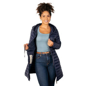 Chamarra Larga de Pluma Capitonada Con Bolsa para Empacar Greenlander Mujer - Greenlander