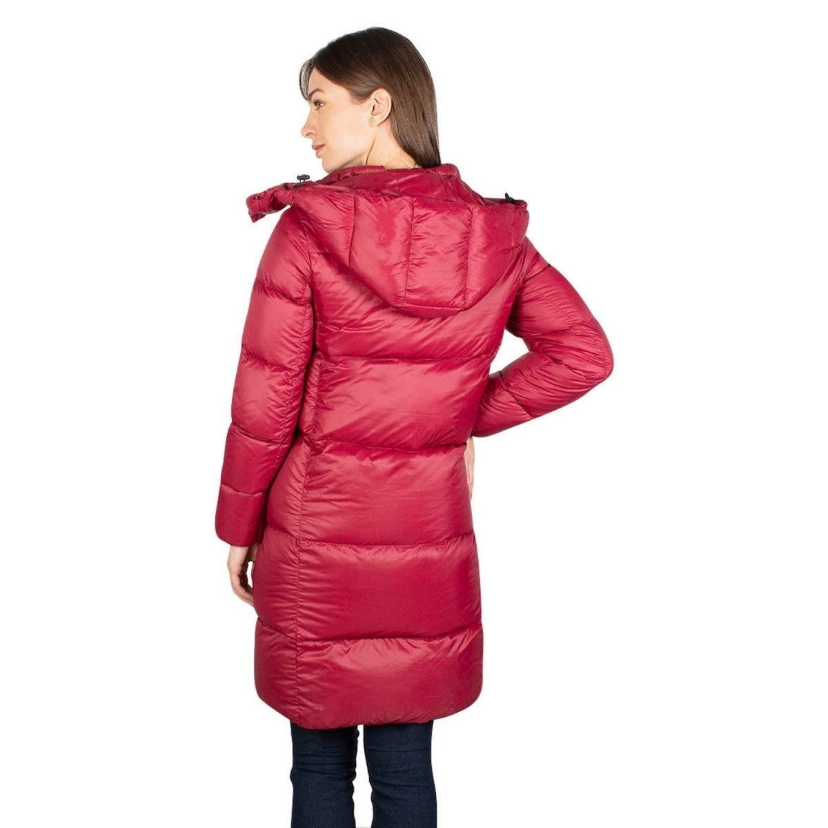 Chamarra Larga De Pluma Capitonada Mujer Premium - Greenlander