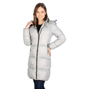 Chamarra Larga De Pluma Capitonada Mujer Premium - Greenlander