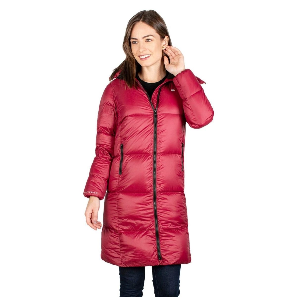 Chamarra Larga De Pluma Capitonada Mujer Premium - Greenlander