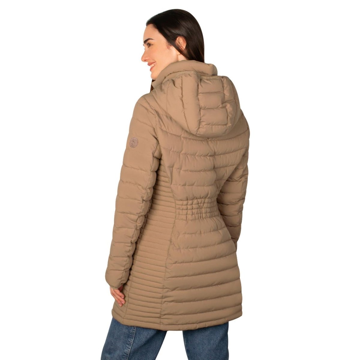 Chamarra Larga Mujer Packable Capitonada Greenlander - Greenlander