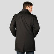 Chamarra larga para hombre con bolsillos y doble cuello Greenlander - Greenlander