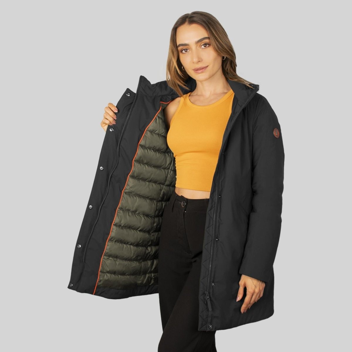 Chamarra Larga para mujer Greenlander con gorro - Greenlander