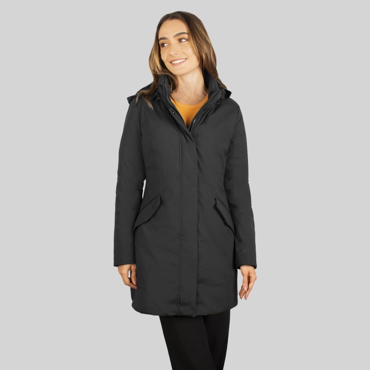 Chamarra Larga para mujer Greenlander con gorro - Greenlander