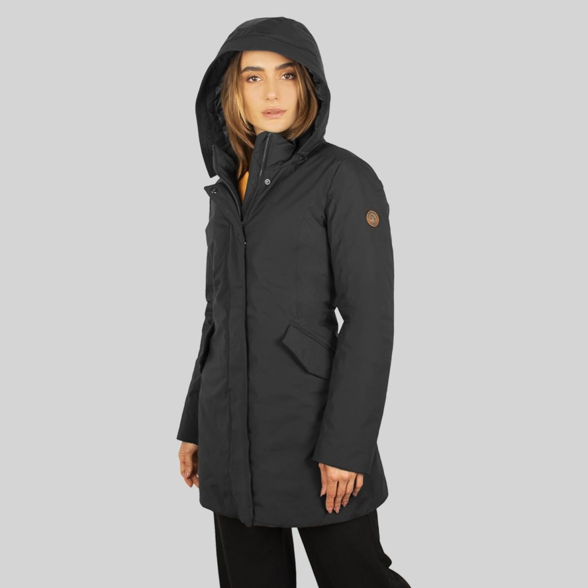 Chamarra Larga para mujer Greenlander con gorro - Greenlander