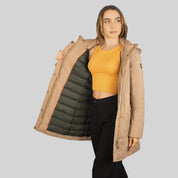 Chamarra Larga para mujer Greenlander con gorro - Greenlander