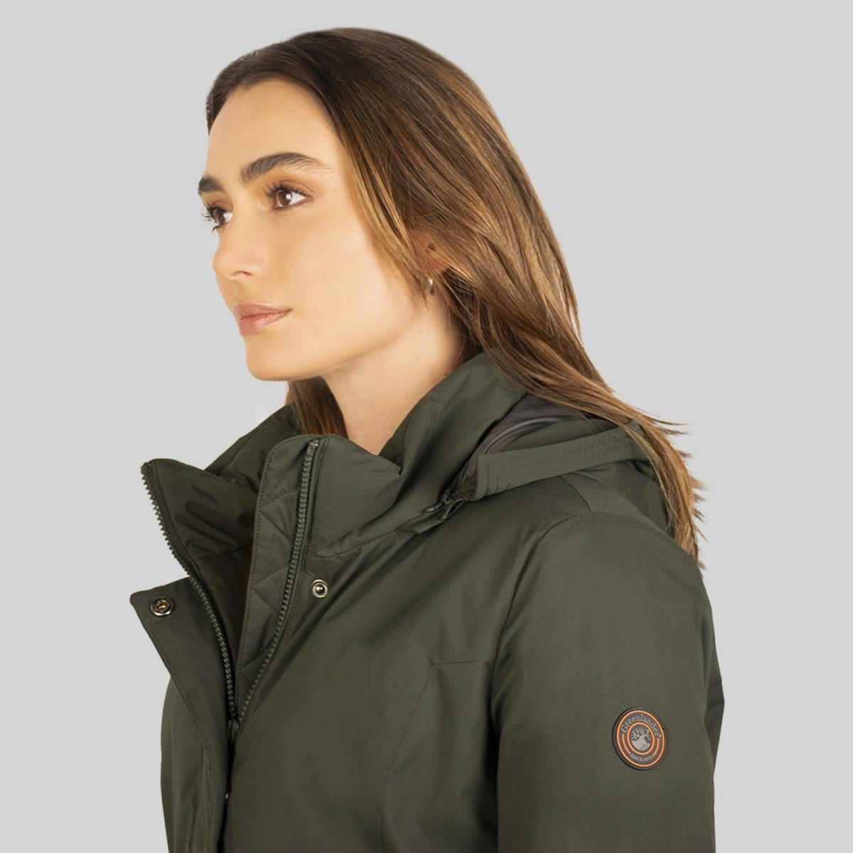 Chamarra Larga para mujer Greenlander con gorro - Greenlander