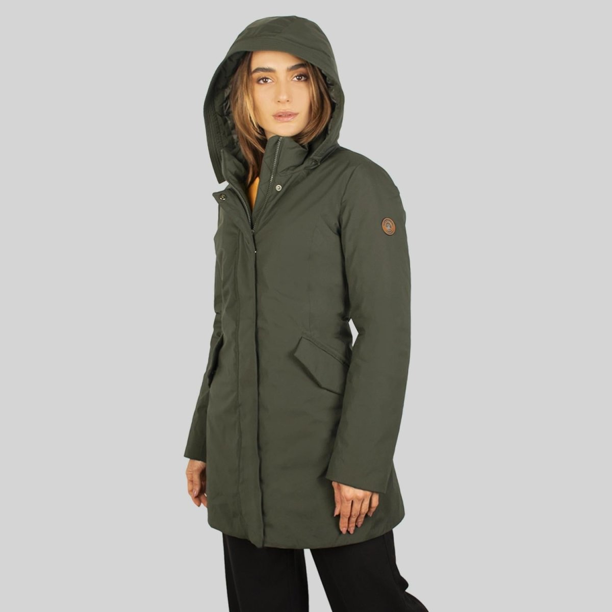 Chamarra Larga para mujer Greenlander con gorro - Greenlander