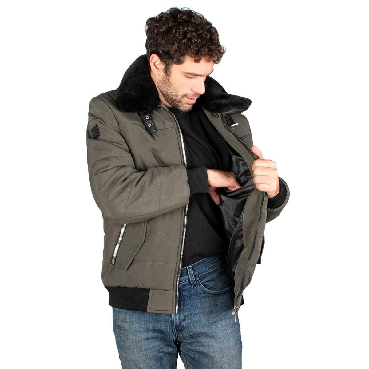 Chamarra Lifestyle Bomber Hombre - Greenlander