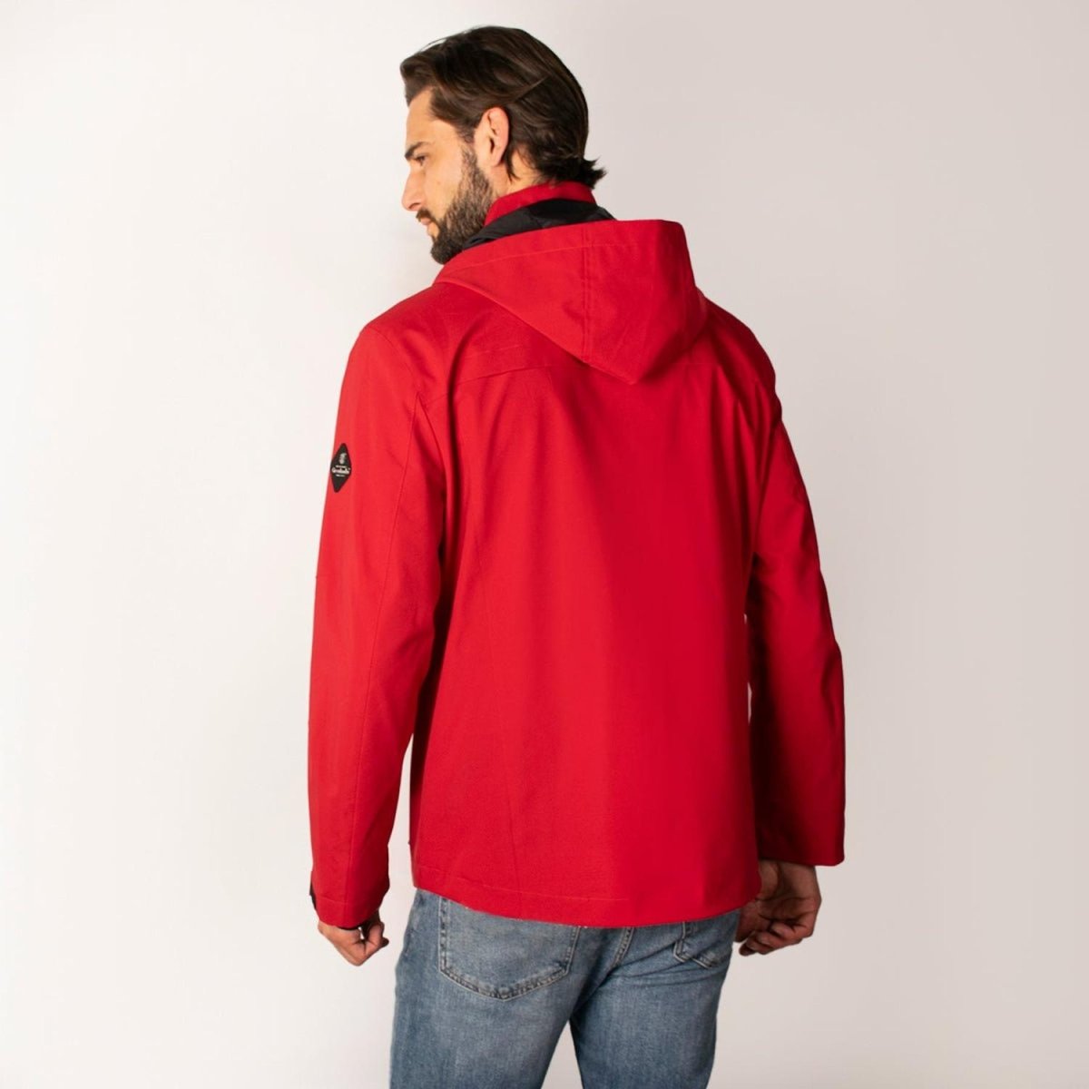 Chamarra Ligera Para Hombre Rompevientos Capucha Greenlander - Greenlander