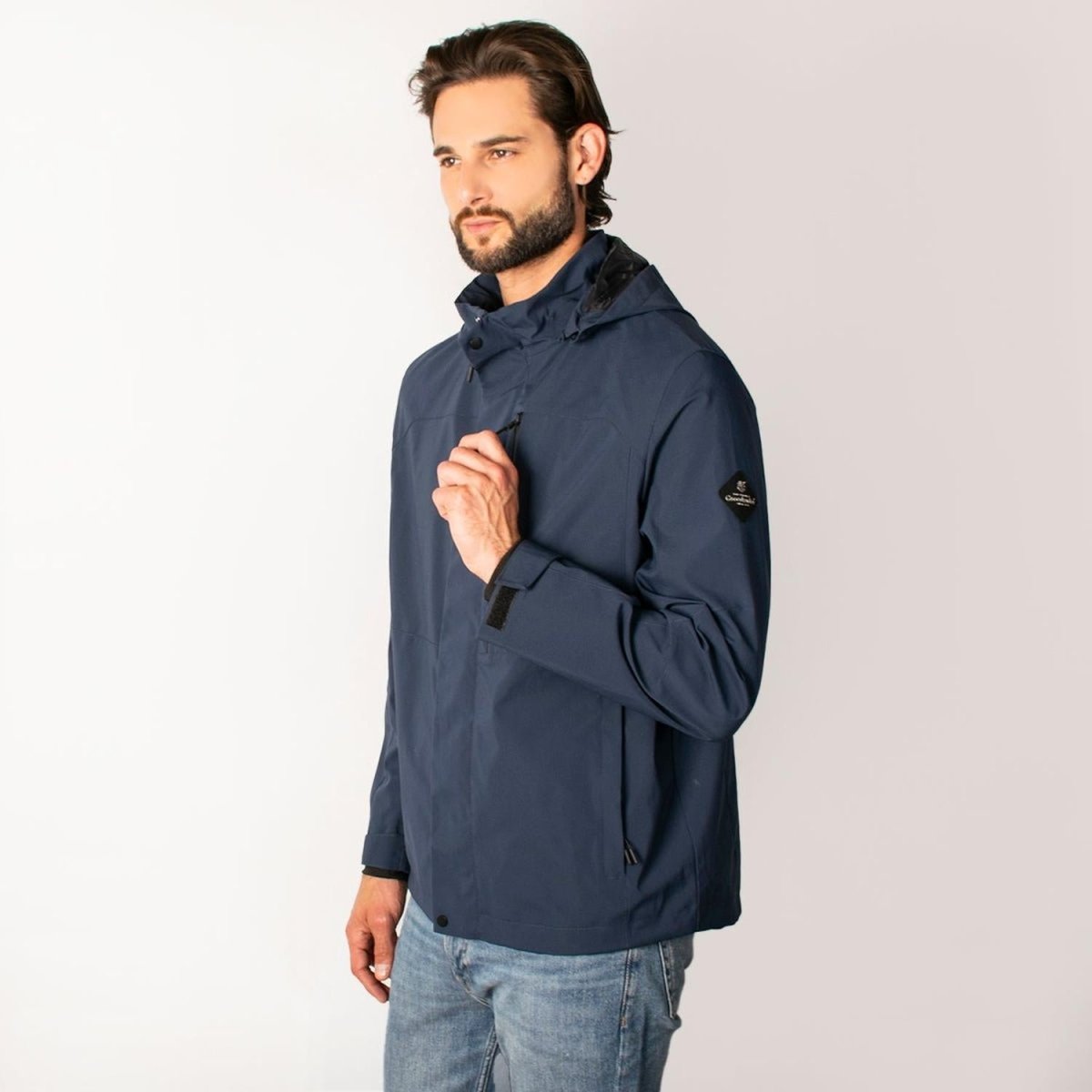 Chamarra Ligera Para Hombre Rompevientos Capucha Greenlander - Greenlander