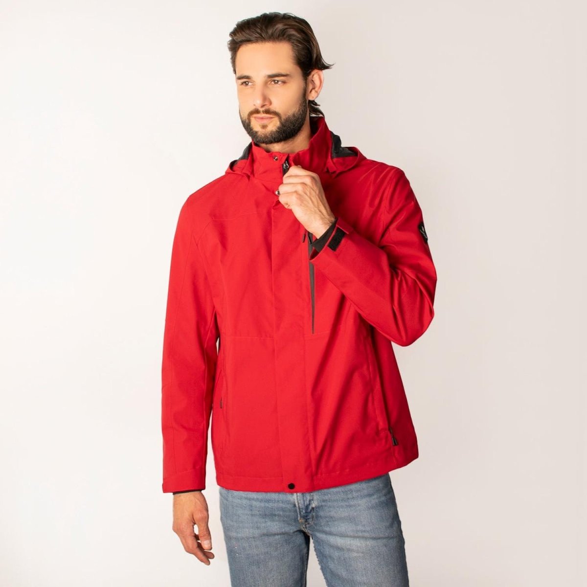 Chamarra Ligera Para Hombre Rompevientos Capucha Greenlander - Greenlander