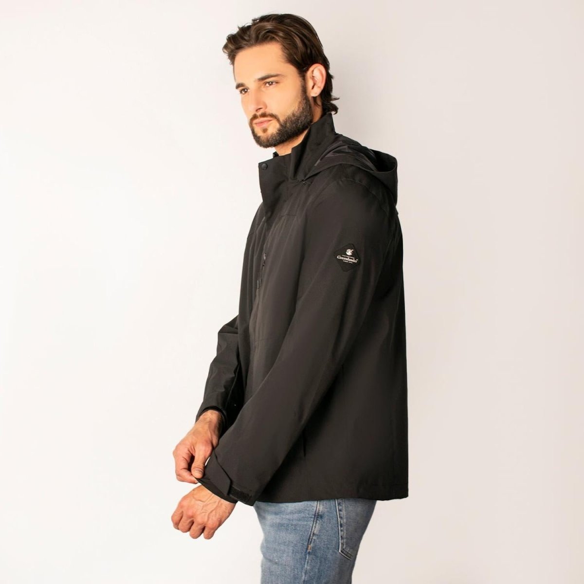 Chamarra Ligera Para Hombre Rompevientos Capucha Greenlander - Greenlander