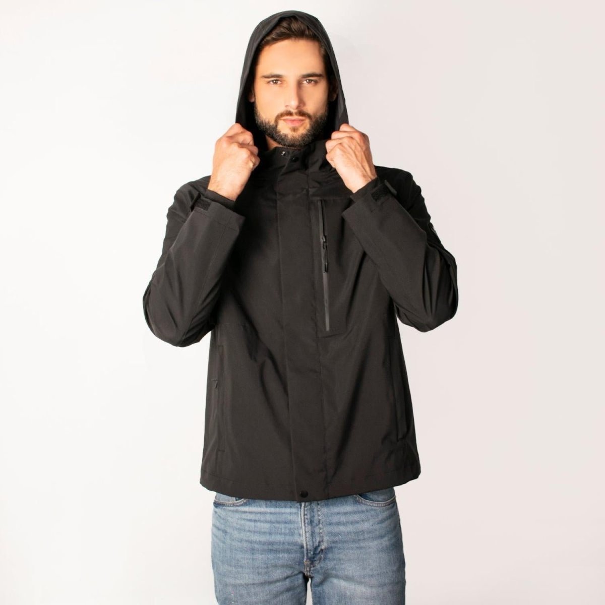 Chamarra Ligera Para Hombre Rompevientos Capucha Greenlander - Greenlander