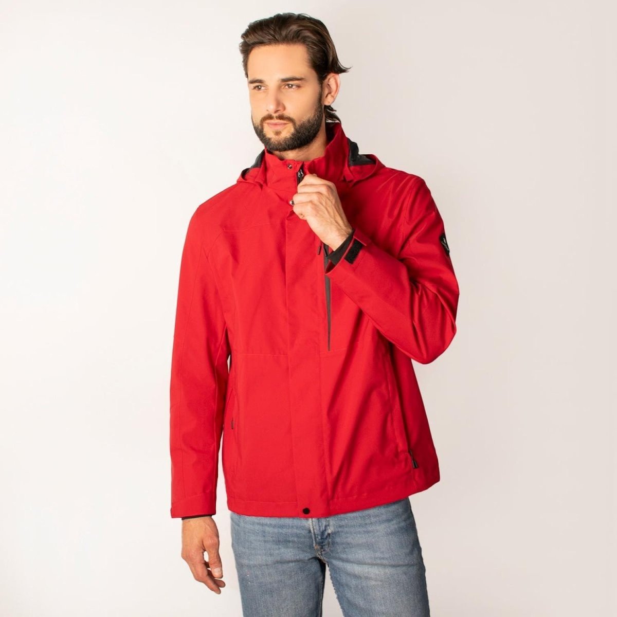 Chamarra Ligera Para Hombre Rompevientos Capucha Greenlander - Greenlander