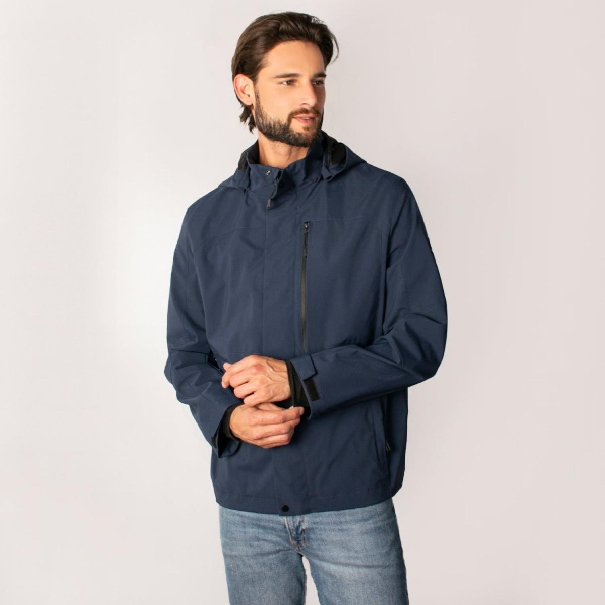 Chamarra Ligera Para Hombre Rompevientos Capucha Greenlander - Greenlander