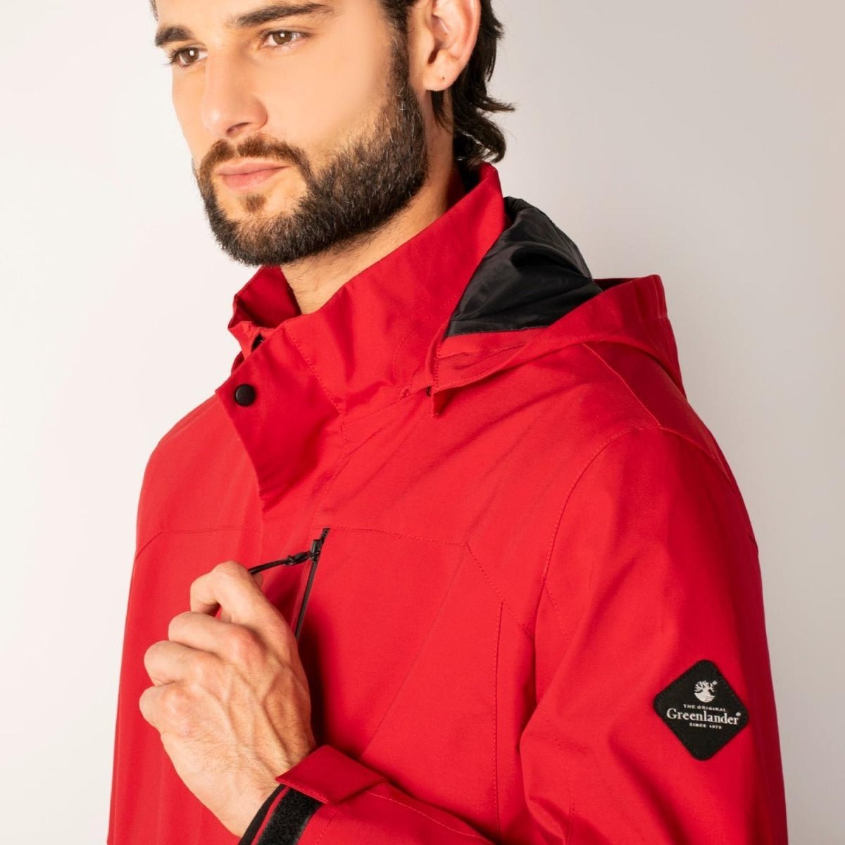 Chamarra Ligera Para Hombre Rompevientos Capucha Greenlander - Greenlander