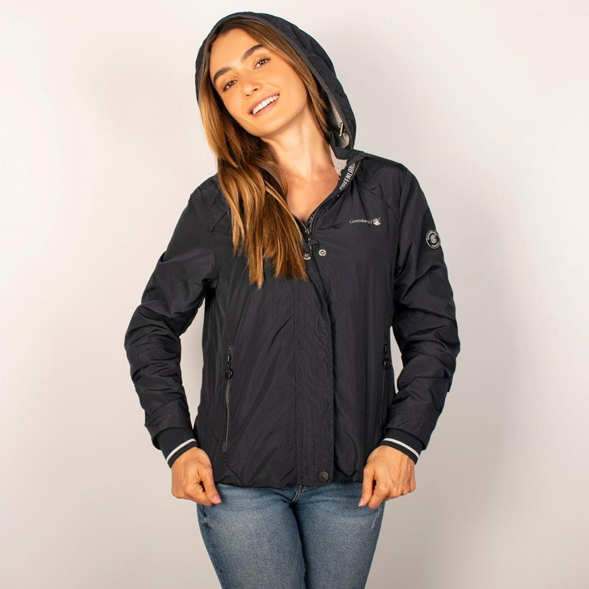 Chamarra Mujer Ligera Gorro Desmontable - Greenlander