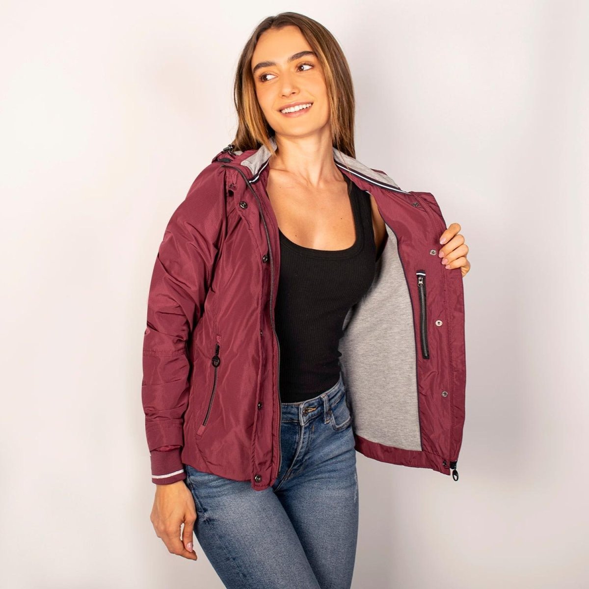 Chamarra Mujer Ligera Gorro Desmontable - Greenlander