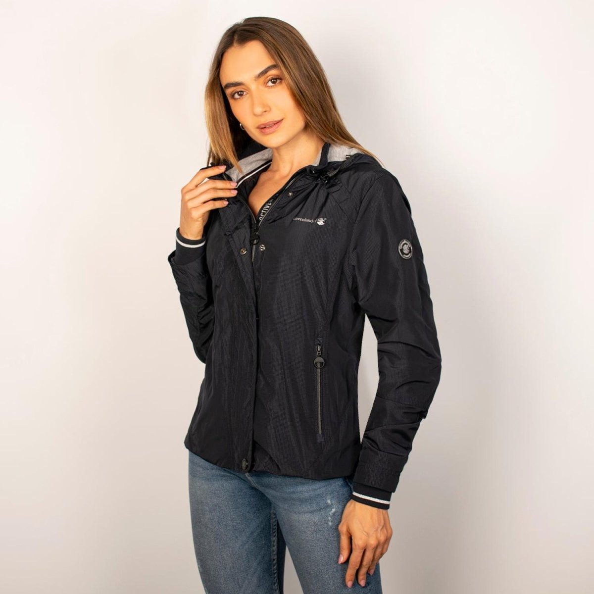 Chamarra Mujer Ligera Gorro Desmontable - Greenlander