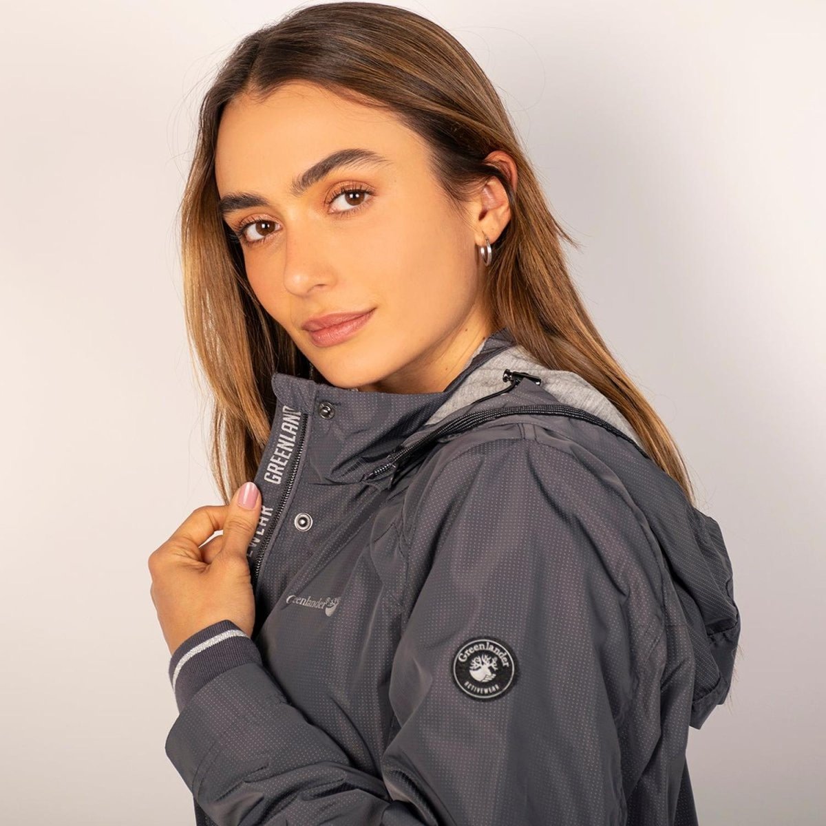 Chamarra Mujer Ligera Gorro Desmontable - Greenlander