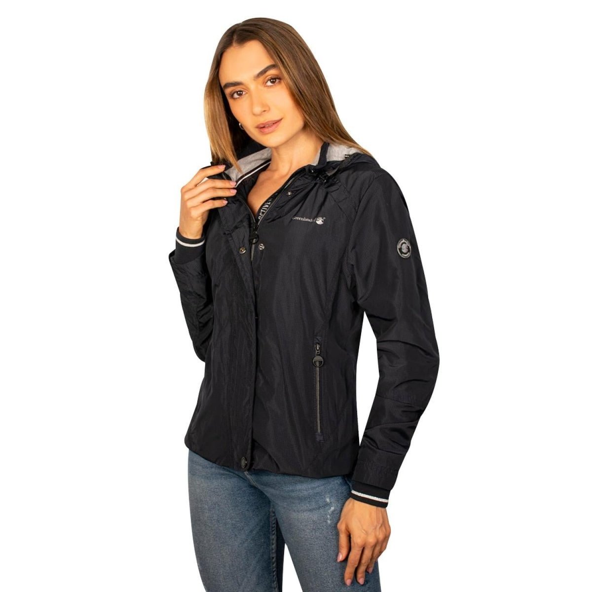 Chamarra Mujer Ligera Gorro Desmontable - Greenlander