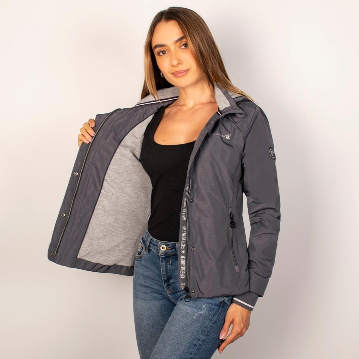 Chamarra Mujer Ligera Gorro Desmontable - Greenlander