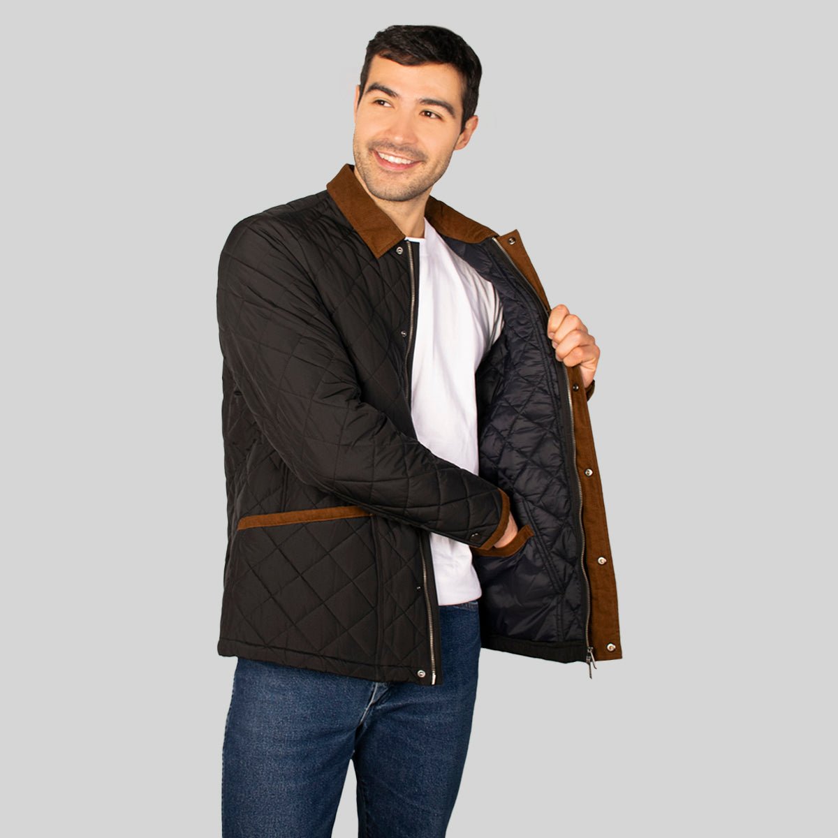 Chamarra Para Hombre Capitonada Con Bolsa al Interior - Greenlander