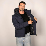 Chamarra Para Hombre Capitonada Con Gorro Greenlander - Greenlander