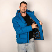 Chamarra Para Hombre Capitonada Con Gorro Greenlander - Greenlander