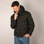 Chamarra Para Hombre Capitonada Con Gorro Greenlander - Greenlander