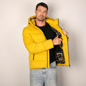 Chamarra Para Hombre Capitonada Con Gorro Greenlander - Greenlander