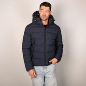 Chamarra Para Hombre Capitonada Con Gorro Greenlander - Greenlander