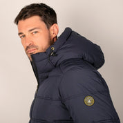 Chamarra Para Hombre Capitonada Con Gorro Greenlander - Greenlander