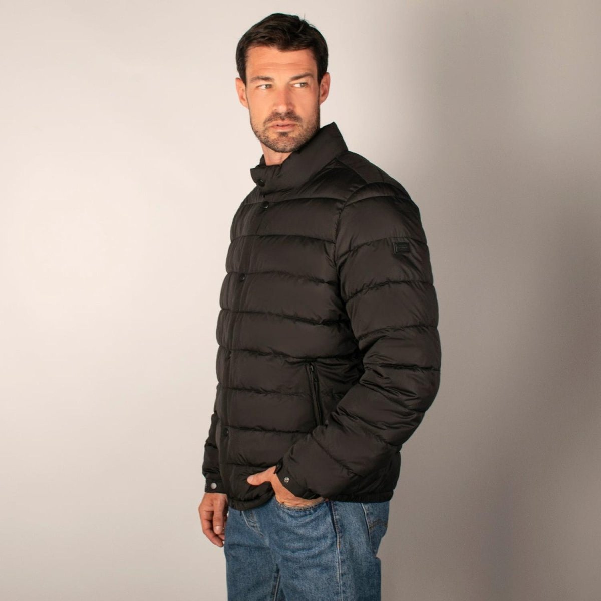 Chamarra Para hombre Capitonada Cuello Mao - Greenlander