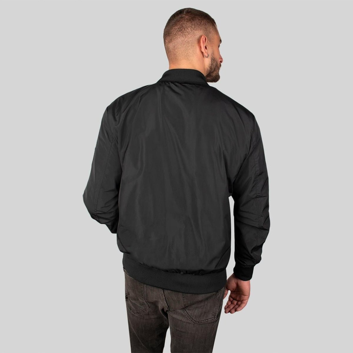 Chamarra Para Hombre Casual Estilo Bomber Ligera - Greenlander