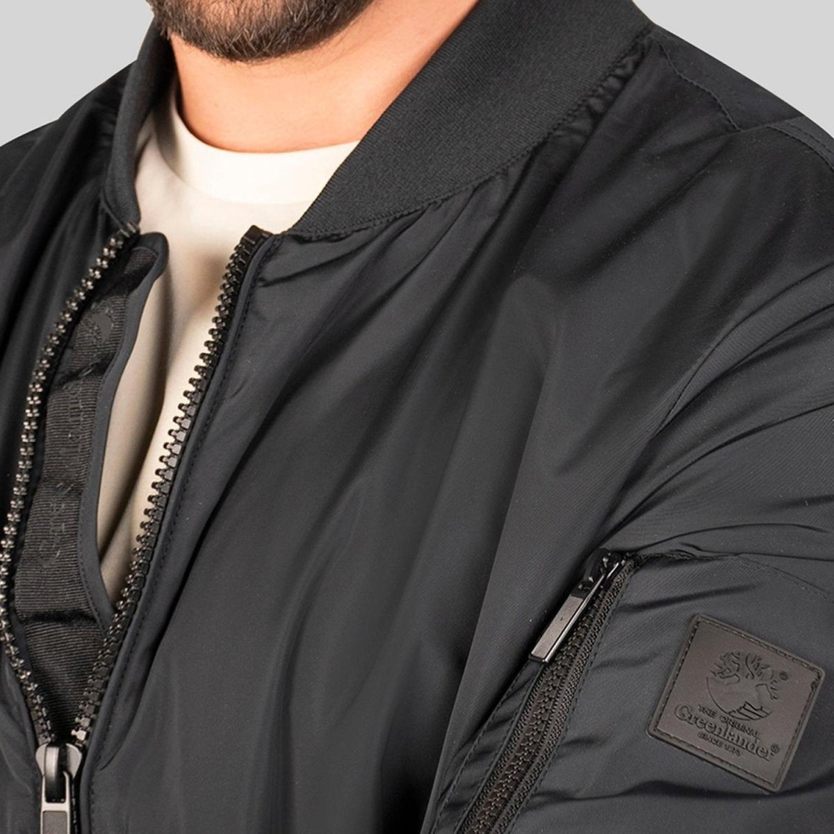 Chamarra Para Hombre Casual Estilo Bomber Ligera - Greenlander