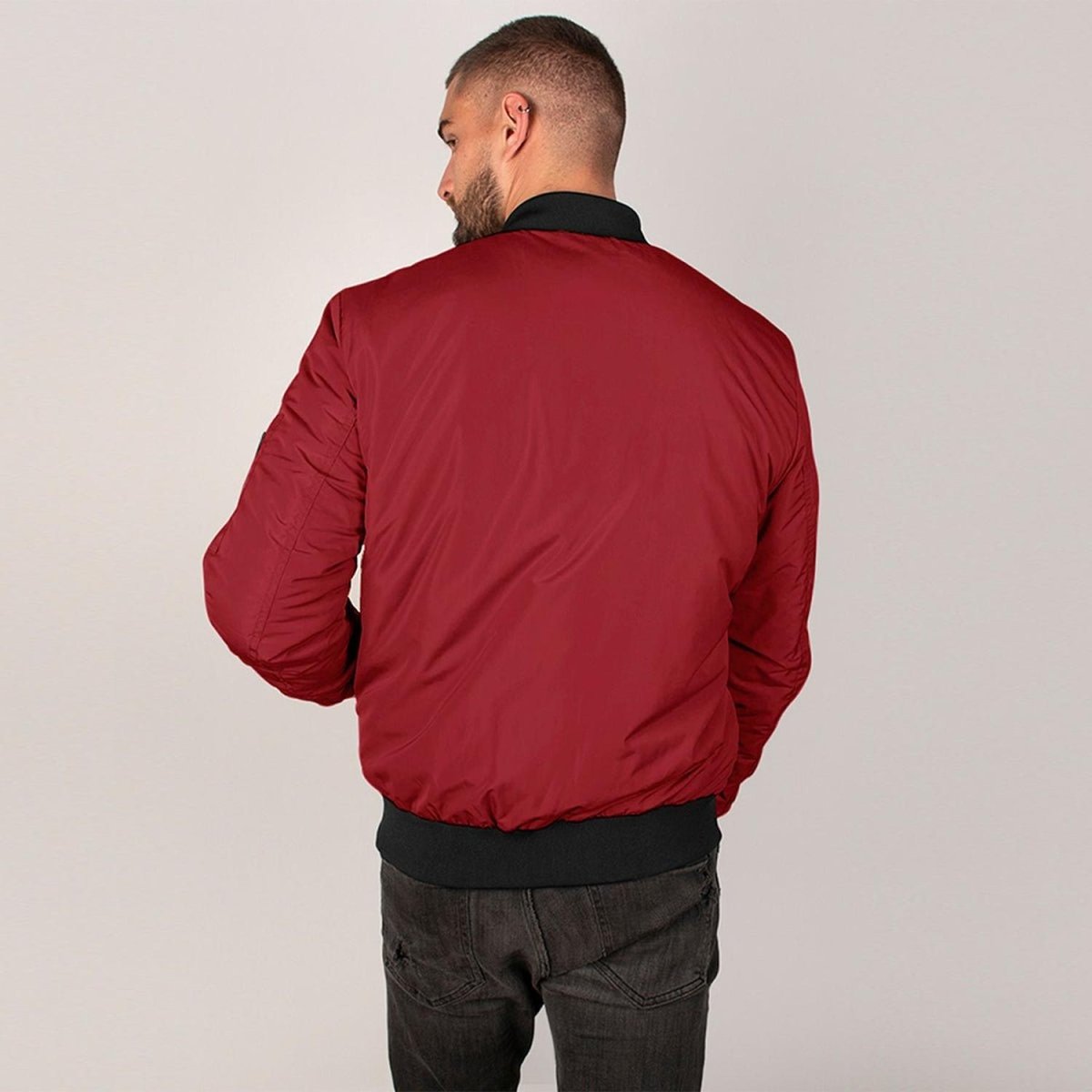 Chamarra Para Hombre Casual Estilo Bomber Ligera - Greenlander