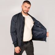 Chamarra Para Hombre Casual Estilo Bomber Ligera - Greenlander