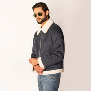 Chamarra Para Hombre De Gamuza Forro Sherpa - Greenlander