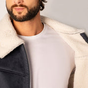 Chamarra Para Hombre De Gamuza Forro Sherpa - Greenlander