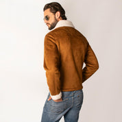 Chamarra Para Hombre De Gamuza Forro Sherpa - Greenlander