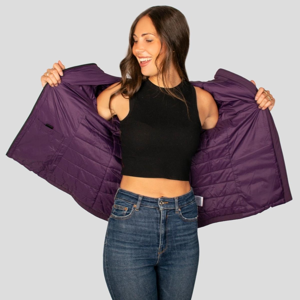 Chamarra Para Mujer Capitonada Con Gorra - Greenlander