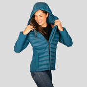 Chamarra Para Mujer Capitonada Con Gorra - Greenlander