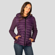 Chamarra Para Mujer Capitonada Con Gorra - Greenlander