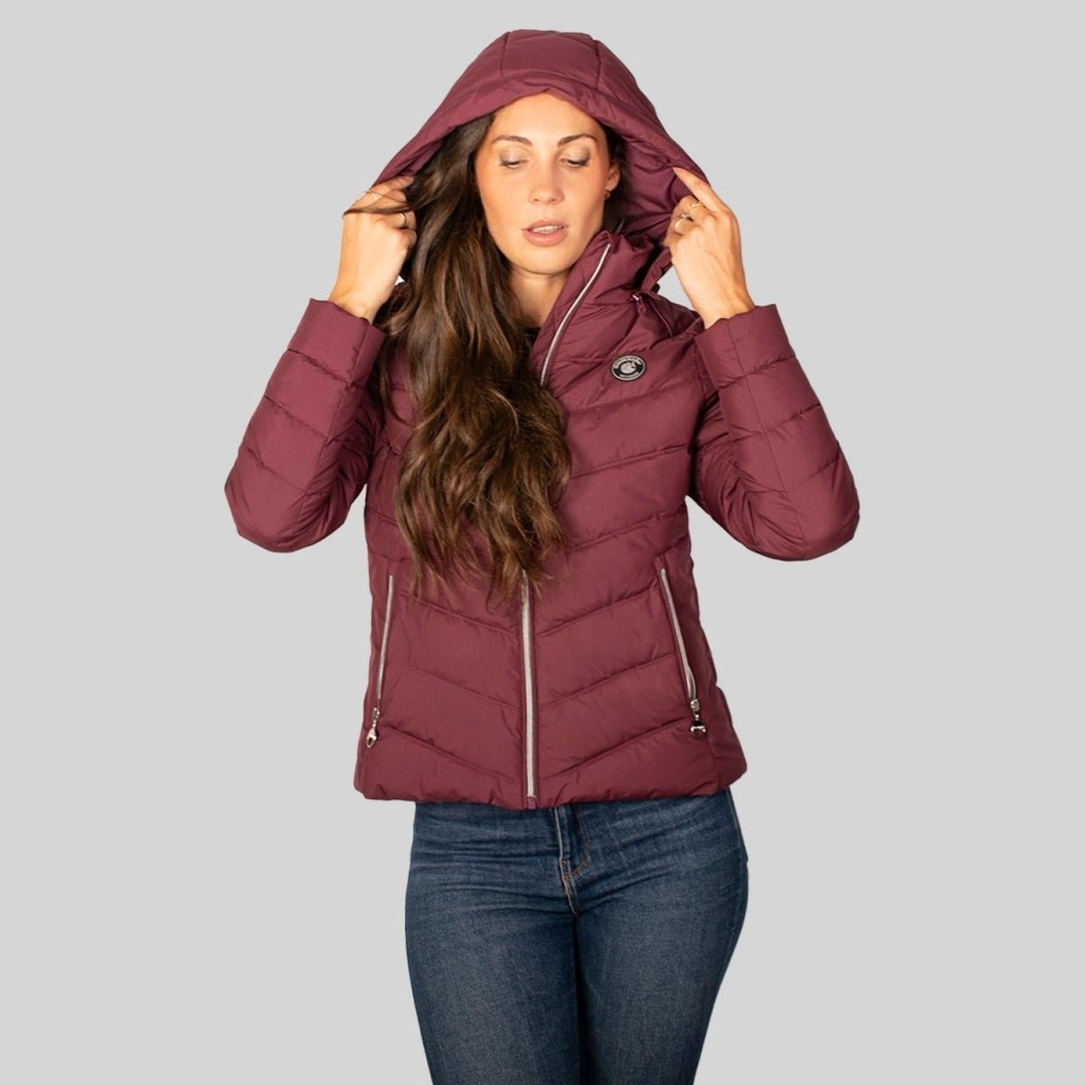 Chamarra Para Mujer Capitonada Con Gorro Desmontable - Greenlander