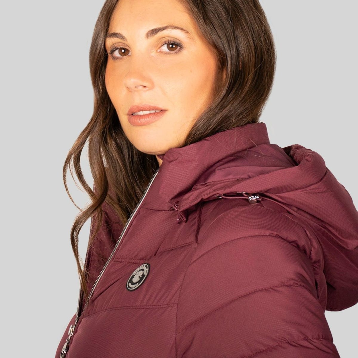 Chamarra Para Mujer Capitonada Con Gorro Desmontable - Greenlander